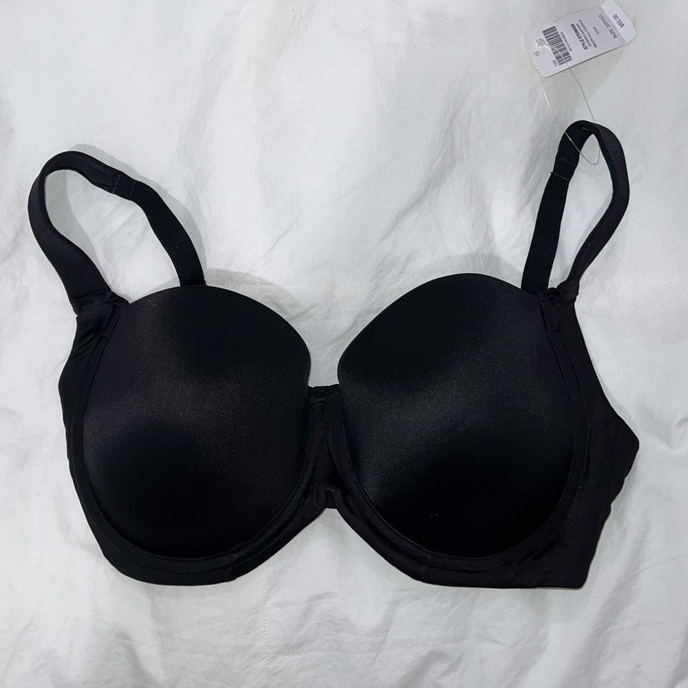 Soma Stunning Support Smooth Full Coverage Black Bra Size 32DDD/32F. NWT